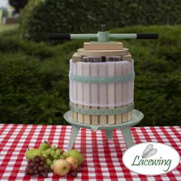 12 Liter Saftpresse mit Druckhebel für Obst, Äpfel und Weintrauben, Lacewing™